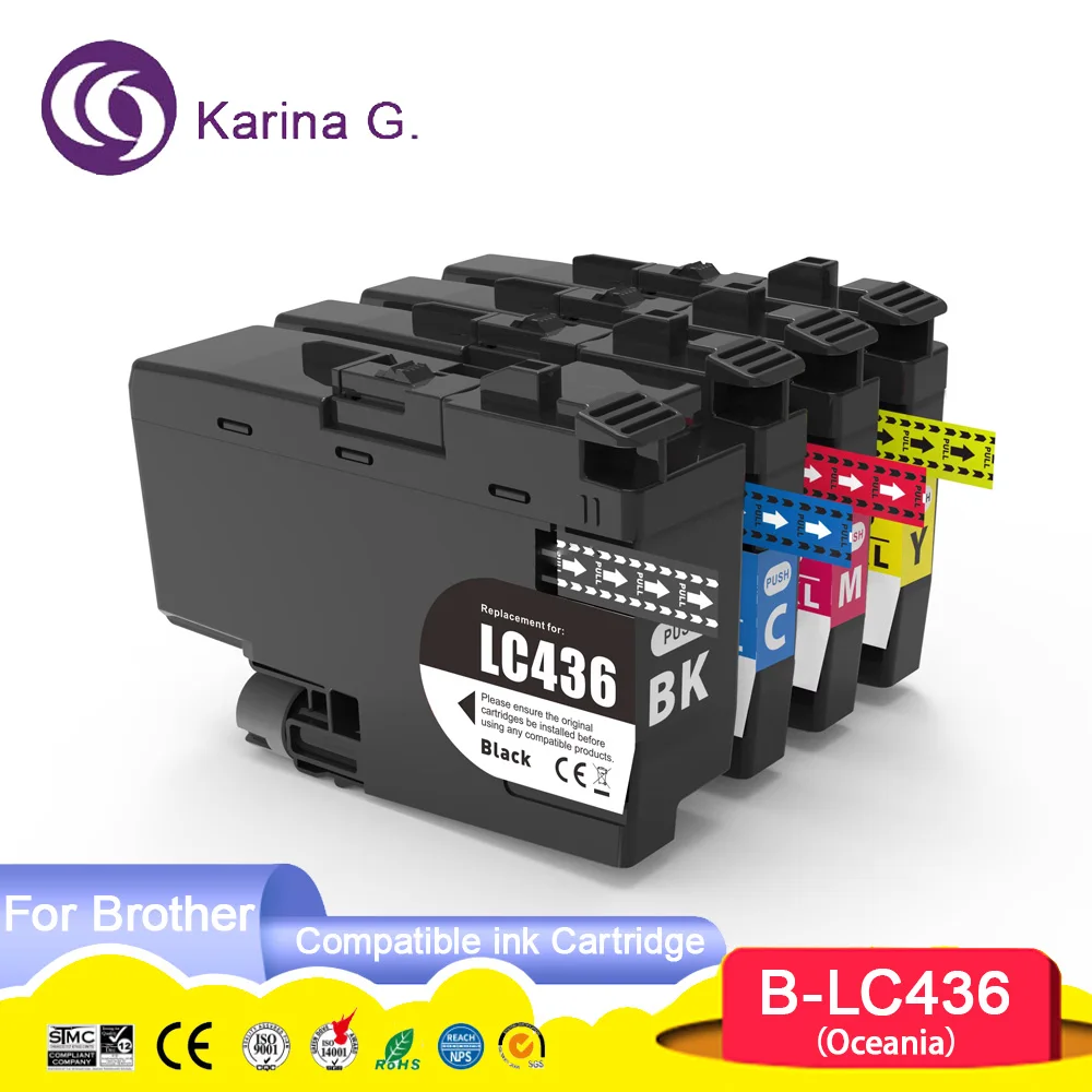 LC436 LC 436 Compatible Ink Cartridge For MFC-J4340DW/J4440DW/J4540DW/J5855DW/J