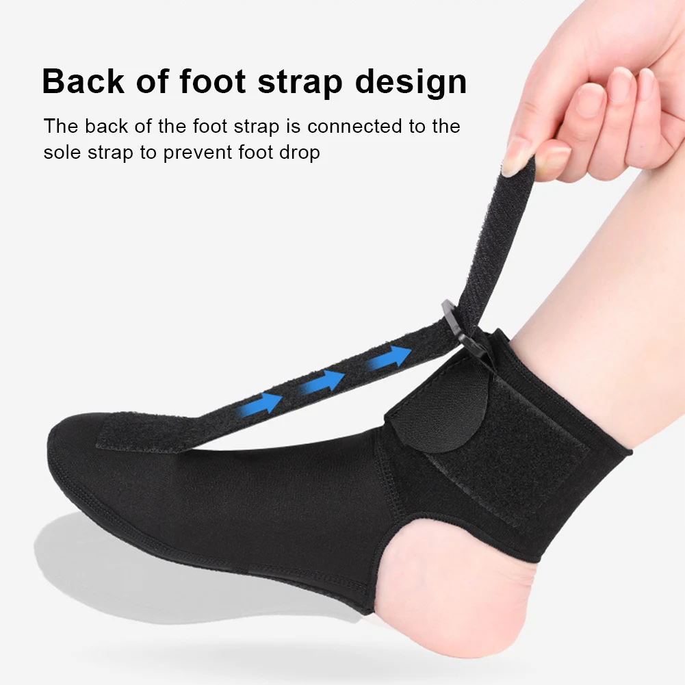 Orthotic Drop Adjustable Foot Rest Sock Soft Plantar Fascia Stretcher Brace For Achilles Tendonitis_voghion.com