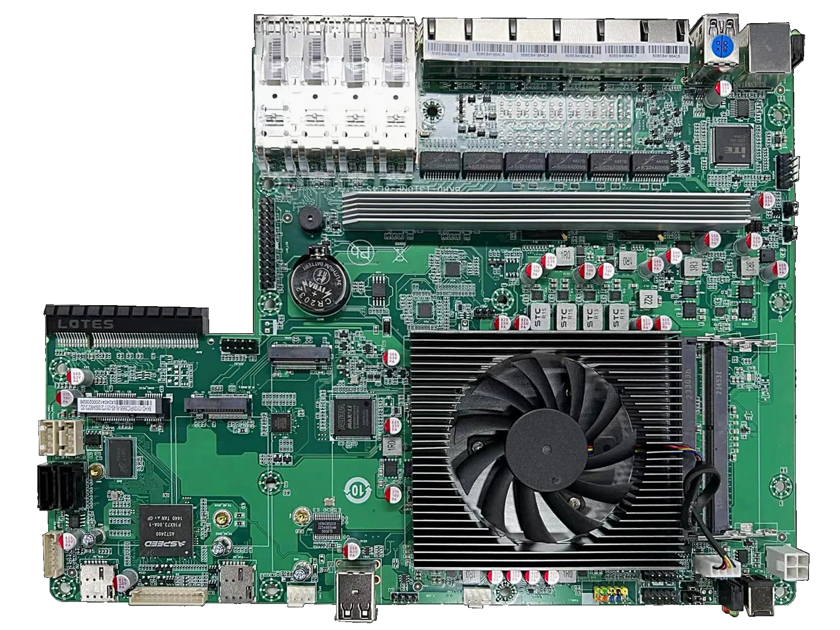 Topton 1U Rack Mounted Firewall Mini PC Intel Atom C3758 C3808 C3958 4*10G SFP 6*1G LAN DDR4 NVMe PfSense OPNsense NAS Server