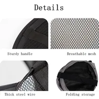 1PCS Mesh Laundry,Portable Pop Up Hamper Wide Opening,Dirty Clothes Storage box,Size 36x58cm,Dorm Travel Items Laundry Basket 2