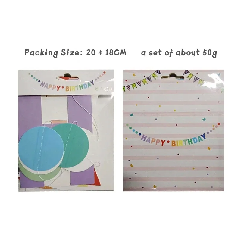Rainbow Color Gradual Birthday Banner 1st Birthday Party Decoration for Girl Boy Baby Shower Gender Disclosure