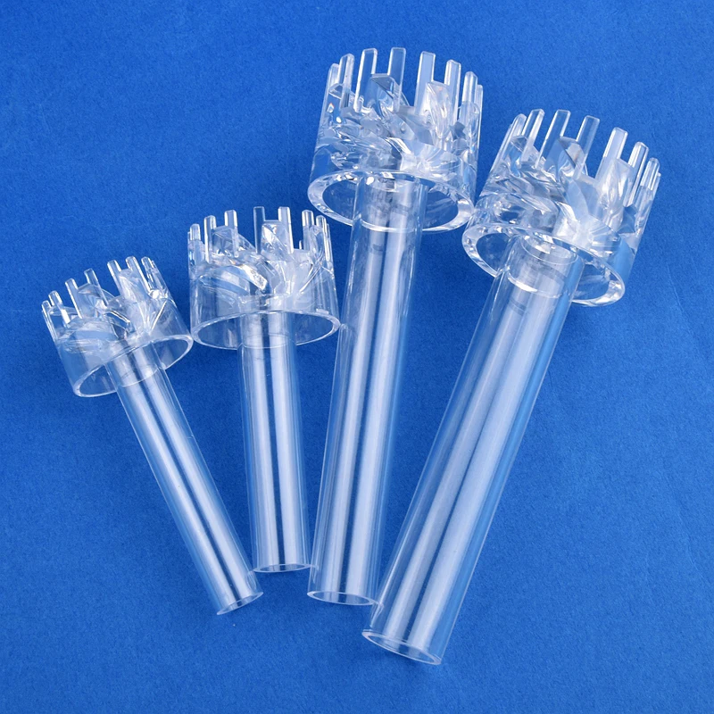 Aquarium Skimmer Acrylic Lily Pipe Spin Surface Inflow Aquarium Water Plant Filter Cleaning Tool Fish Tank Accessories 12~20mm aquarium water filter