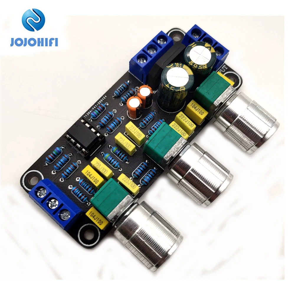 SXL-NE5532 NE5532 Mini Amplifier AMP Front Stage Board Preamplifier HIFI Amplifier 2.0 Tone Board Dual Power Supply 9V-15V 2sc5200 2sa1943 hifi 120w dual differential full symmetric complementary ocl power amplifier board