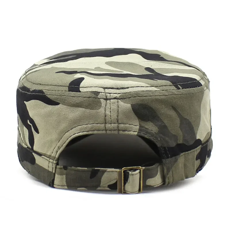 Four Seasons Cotton Geometric Embroidery Casquette Baseball Cap Adjustable Military Cap Snapback Hats for Men and Women 43
