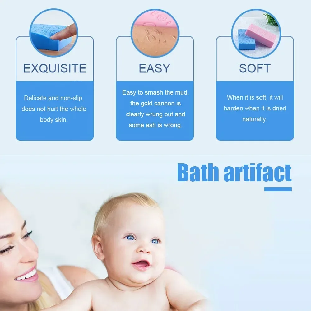 Bath Sponge Body Dead Skin Remover Exfoliating Massager Cleaning Shower Brush Peeling Sponge Washing Body Baby
