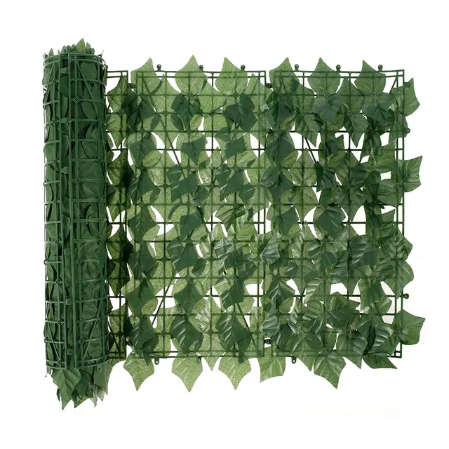 Mesterséges Levelek Kerítés Sövény Panelek Kerti Dekoratív Adatvédelmi Védő Képernyővédő - Image 2