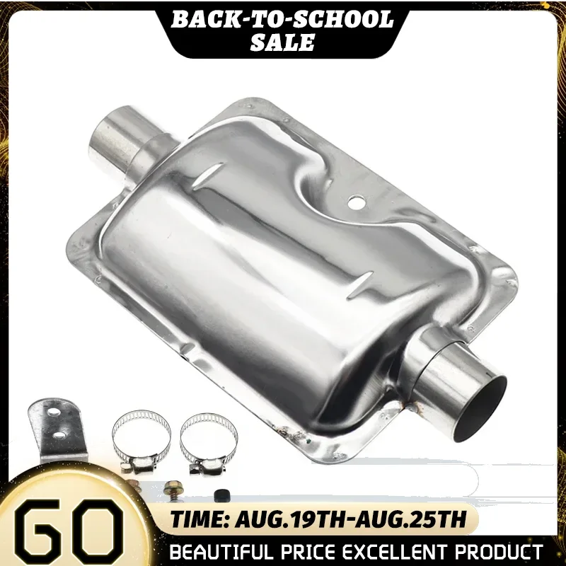 24mm Air Diesel Parking Heater Exhaust Pipe Silencer Muffler Stainless Steel Set for Webasto Eberspacher