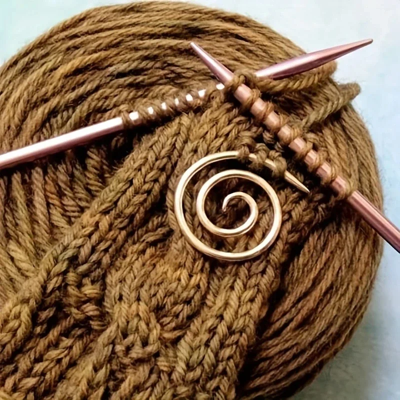 Spiral Knitting Needle Safety Fasteners Stainless Steel Knitting Needle