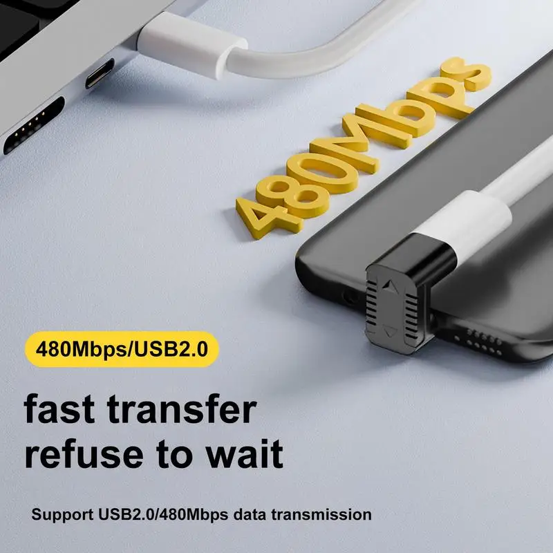 지지대 마이크 충전 데이터 변속기, 암에서 수 미니 USB 어댑터, USB 2.0