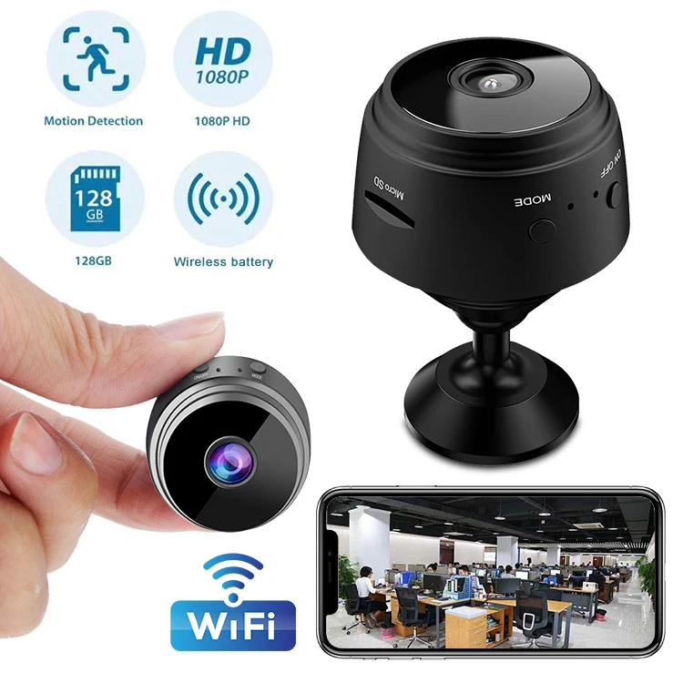 Mini Telecamera Ip 1080P Hd Micro Videocamere Wireless Versione Notturna Sorveglianza Di Sicurezza Video Vocale Telecamere Wifi Smart Home A9