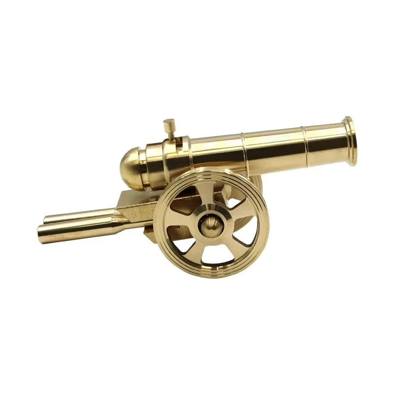 Cañón de latón para el hogar, modelo de cañón militar, sala de recuerdos militar, decoración de regalo Feng Shui, manualidades para el hogar y la Oficina