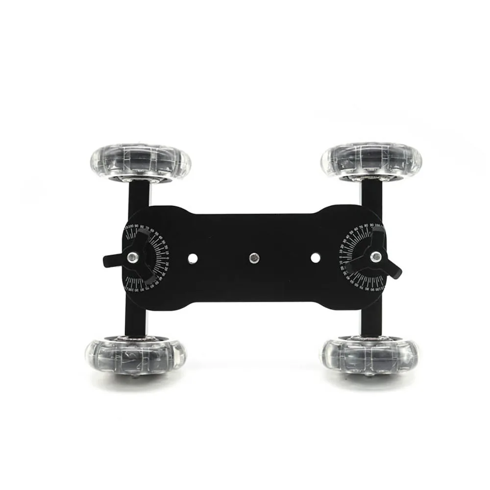 Mobile Rolling Sliding Dolly Stabilizer Skater Slider Camera Stand Photography Car For GoPro 7 6 5 4