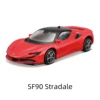 Bburago 1:43 Ferrari 488 F40 599 250 458 F12 Portofino 812 Roma SP1 SF90 F8 246 Enzo Static Simulation Diecast Alloy Model Car 2
