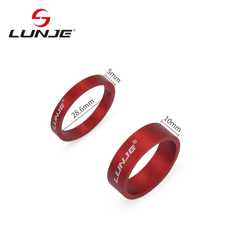 Bicycle Headset Aluminum Alloy Bike Headset Washer 5/10mm Front Fork Washer Handlebar Spacers Ring Gasket for 28 6 Front Fork