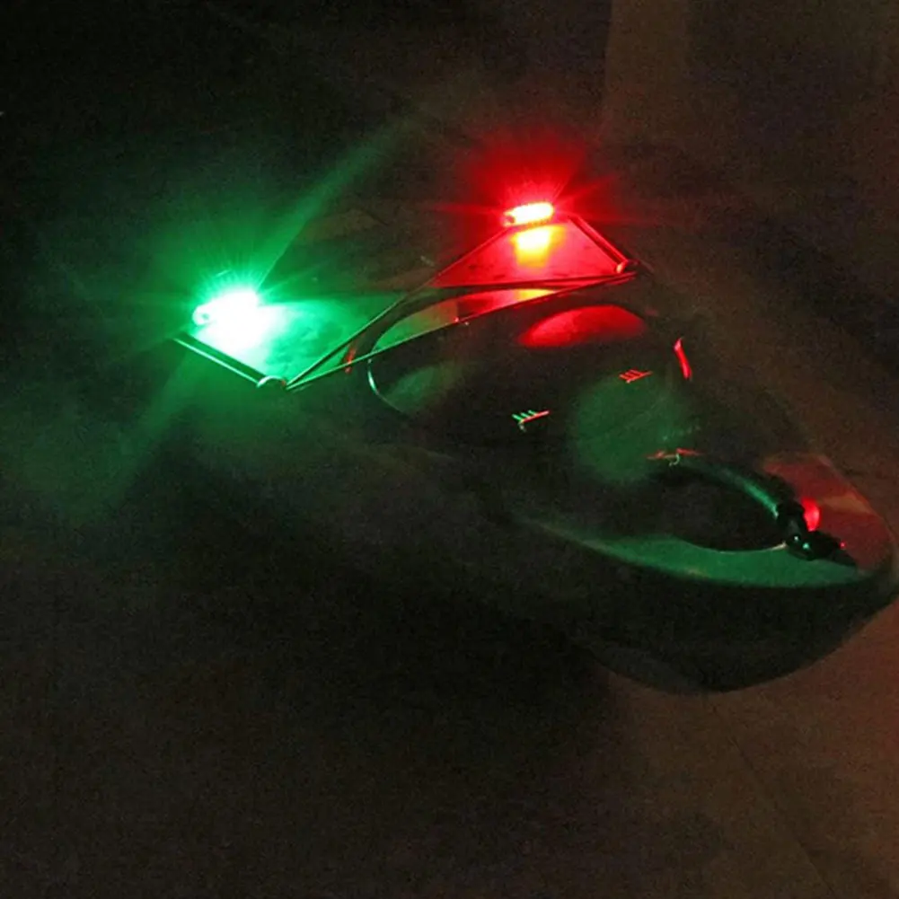 LED Sailing Signal Lamp Type-C Charging Marine Yacht Warning Light 4 Modes Boat Stern Lights for Night Kayaking Boating