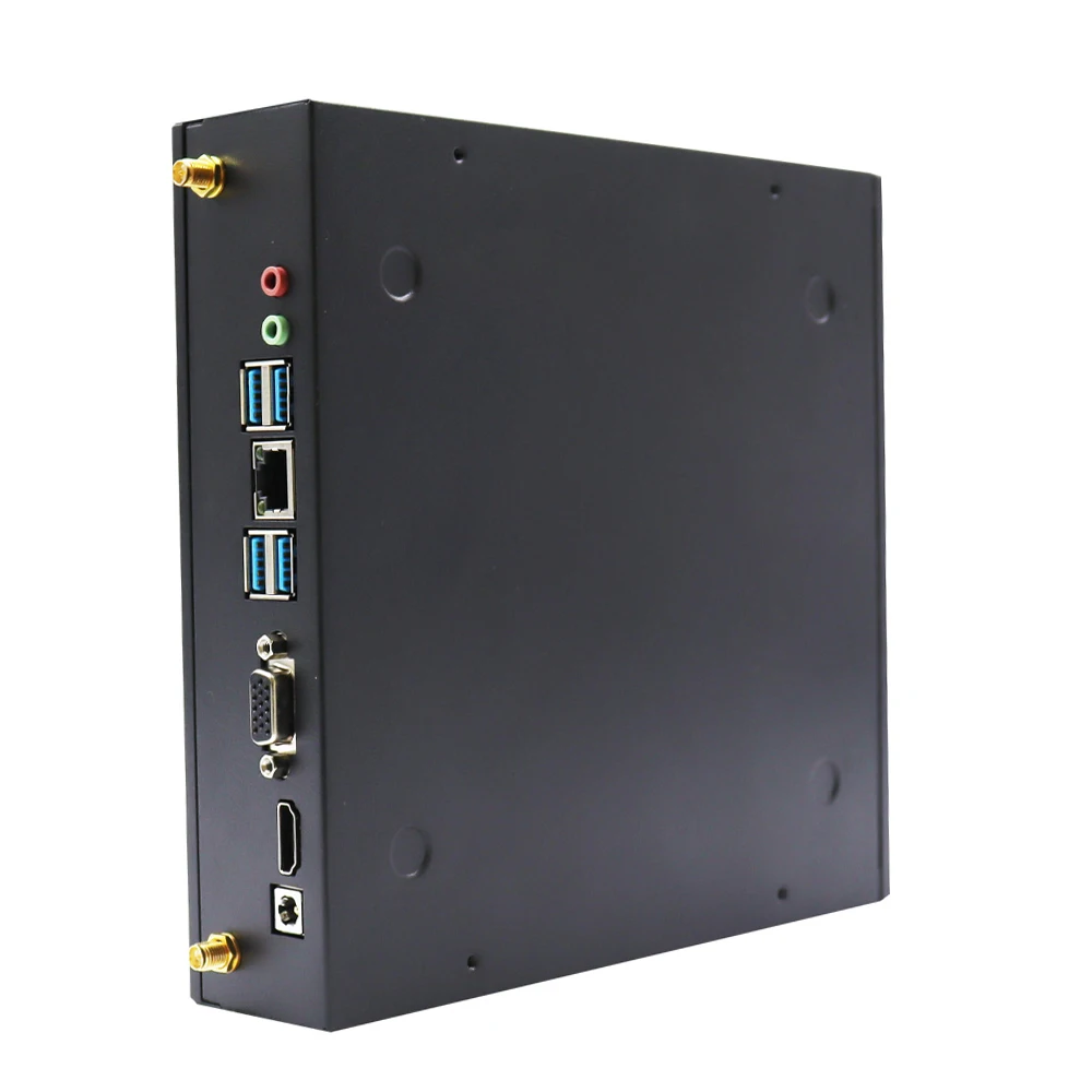 Mini Itx Chassi Portátil Desktop Computador Case Jogos Componentes do Computador Escudo com Cpu Ventilador de Refrigeração Módulo Wi-fi e Antena Diy - Imagem 6