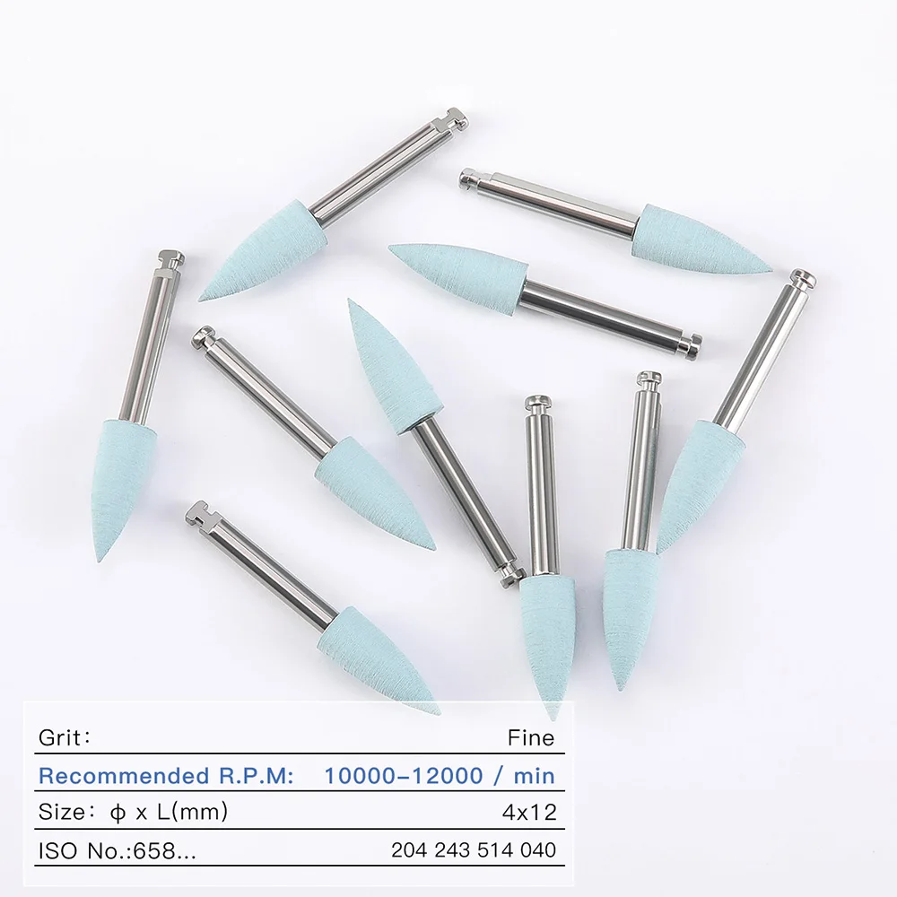 JOY DENTAL 12/10 stücke Dental Silikon Schleifen Köpfe Zähne Polierer für Contra Winkel Handstück Maschine Polieren Dental Werkzeuge – Detail 7