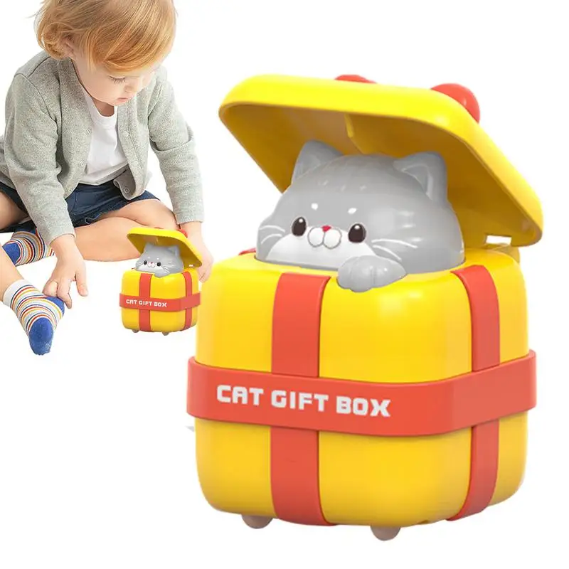 

Pull Back Vehicle Toys Cartoon Cat Animal Car Toys Funny Cute Vivid Interactive Push & Go Car Toys For Christmas Birthday