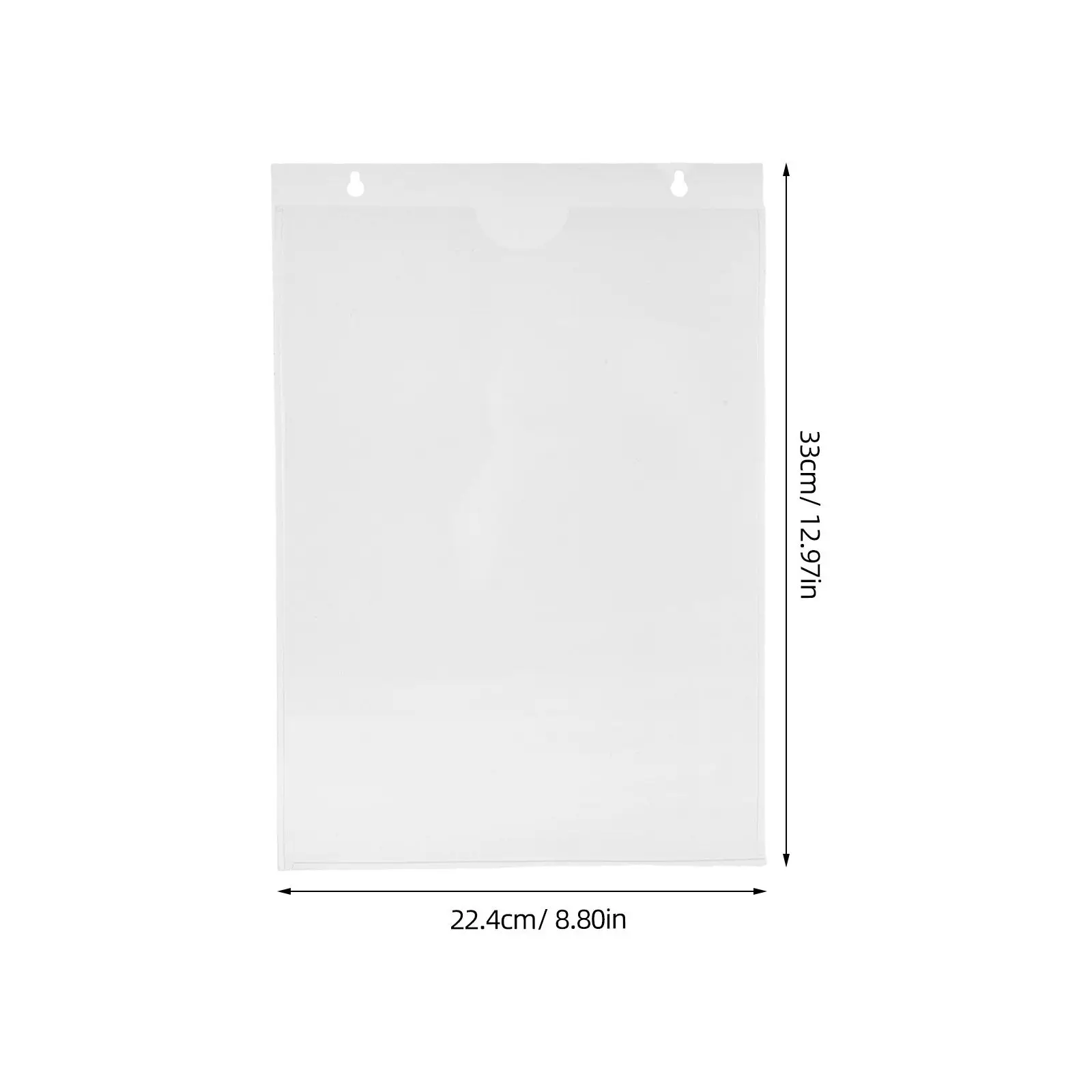 A4 투명 벽걸이형 잡지 정리함 아크릴 걸이식 파일 폴더 랙 사무실 전단지 소매 브로셔 디스플레이 홀더 리터러처