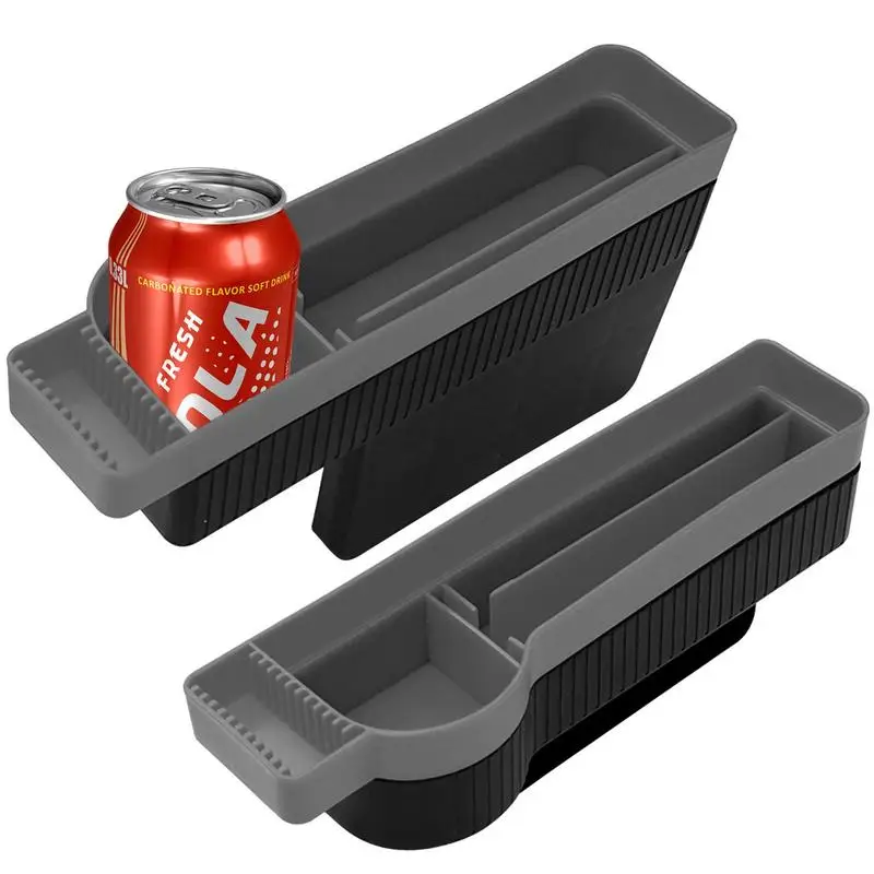 

Car Seat Gap Organizer Multifunctional Car Storage Box Car Seat Gap Filler With Separable Compartment For Phone Key Card Coin