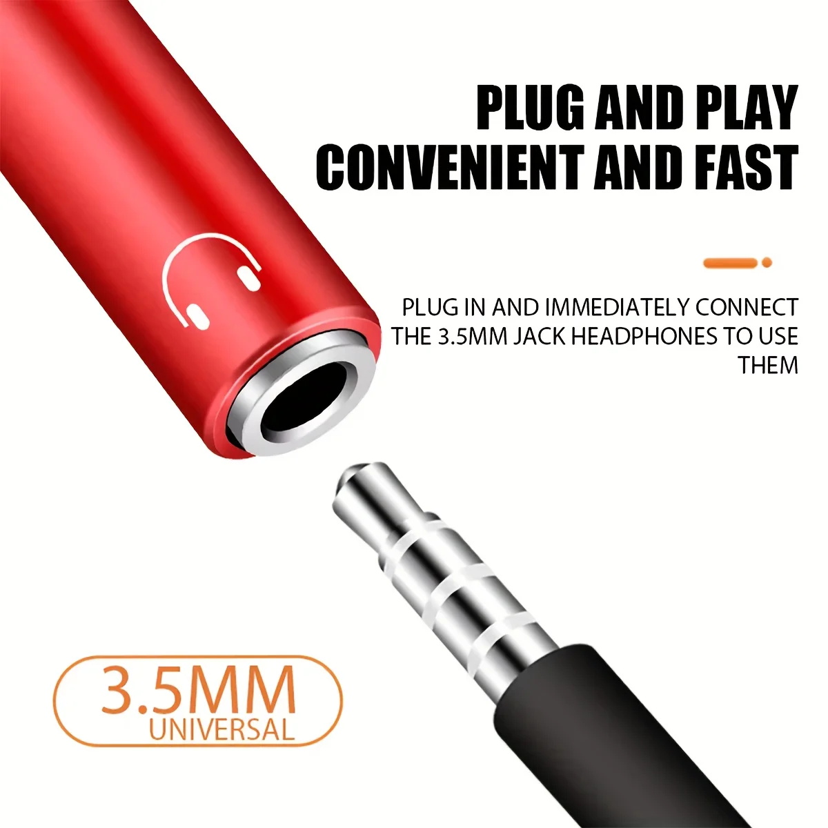 USB-C 타입 C - 3.5mm 헤드폰 및 충전 어댑터 2-in-1 USB C - AUX 오디오 케이블 (이어폰용)