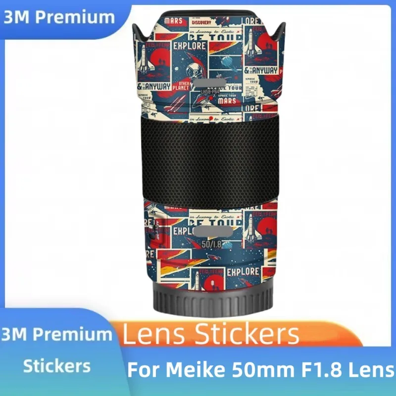 

Виниловая пленка для Meike 50 мм F1.8, Защитная Наклейка для корпуса объектива камеры (E Mount ) FE50F1.8