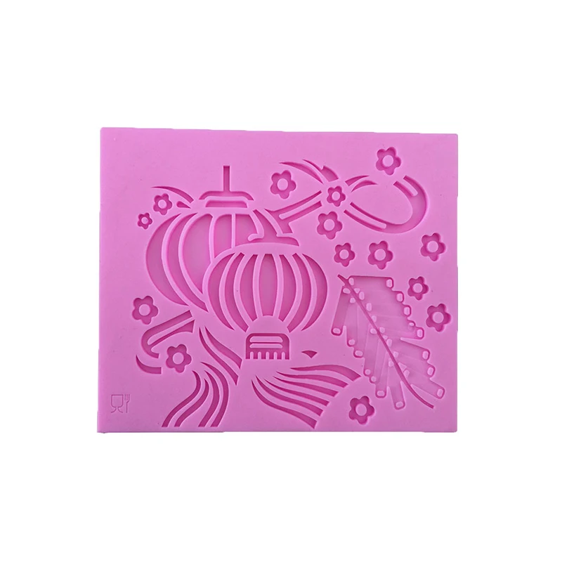 

Chinese Wind Lantern Firecracker Liquid Silicone Mold Cake Chocolate Dessert Pastry Decoration Kitchen Baking Accessories Tools