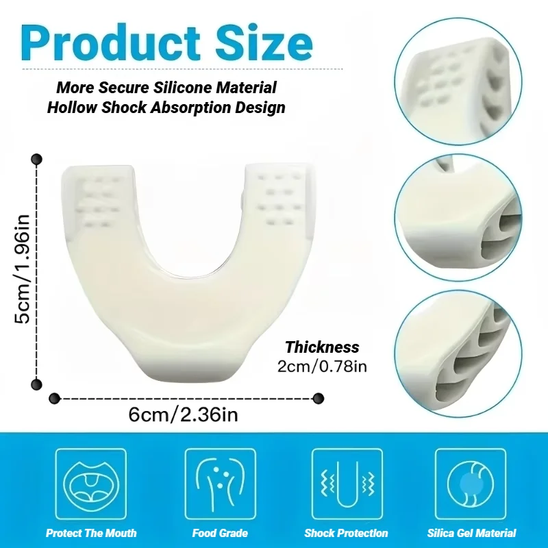 U Shape Facial Jaw Exerciser And Neck Toning Jawline For Men Women Face Muscle Trainin Resistance Double Chin Silicone Exercise jaw exerciser chin line exerciser