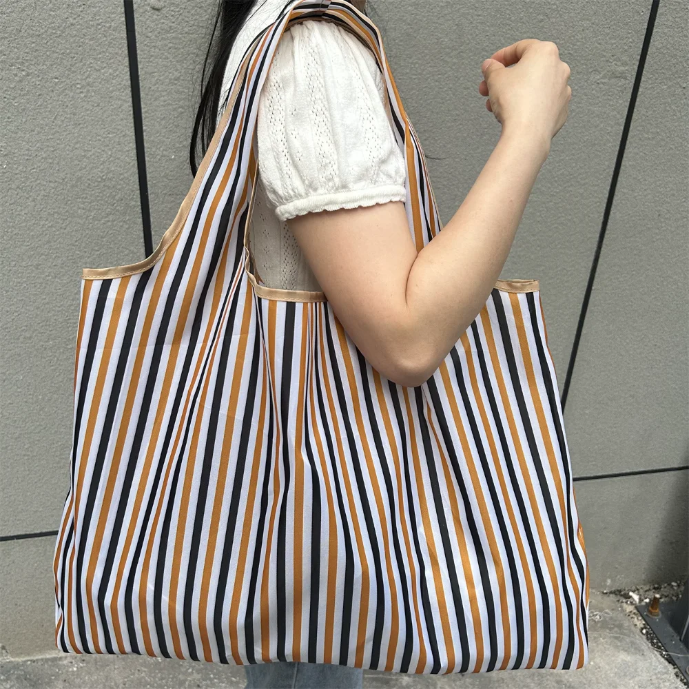 Eco-Friendly Reusable Waterproof Tote Bag - Spacious Sustainable Handbag