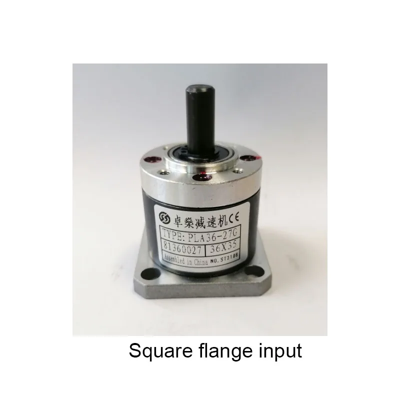 1pcs/lot 3.71:1 5.18:1 Planetary Reducer PLG36 Planet Gear 36mm Diameter Gearbox Round or Square Flange Input 3.175mm