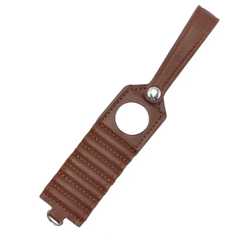 

Tee Holder PU Golf Tee Belt Clip Golf Tees Holder For 7 Tees Bag Storage Belt Vintage Style Gift For Golfer For Men And Women