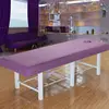 New Massage Table Bed Fitted Sheet Solid Color Full Cover Elastic Rubber Band Massage SPA Bed Cover With Face Hole 6