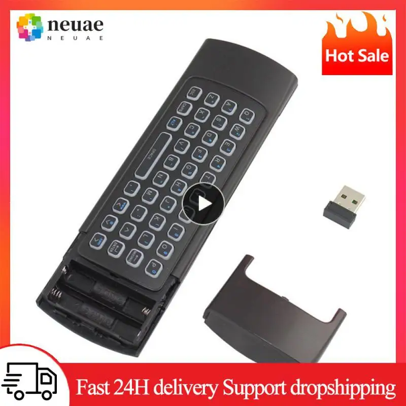 Smart Voice Remote Control Air Mouse Retroilluminato Mx3 2.4G Rf Wireless Keyboard Apprendimento Ir Per Android 9.0 Tv Box