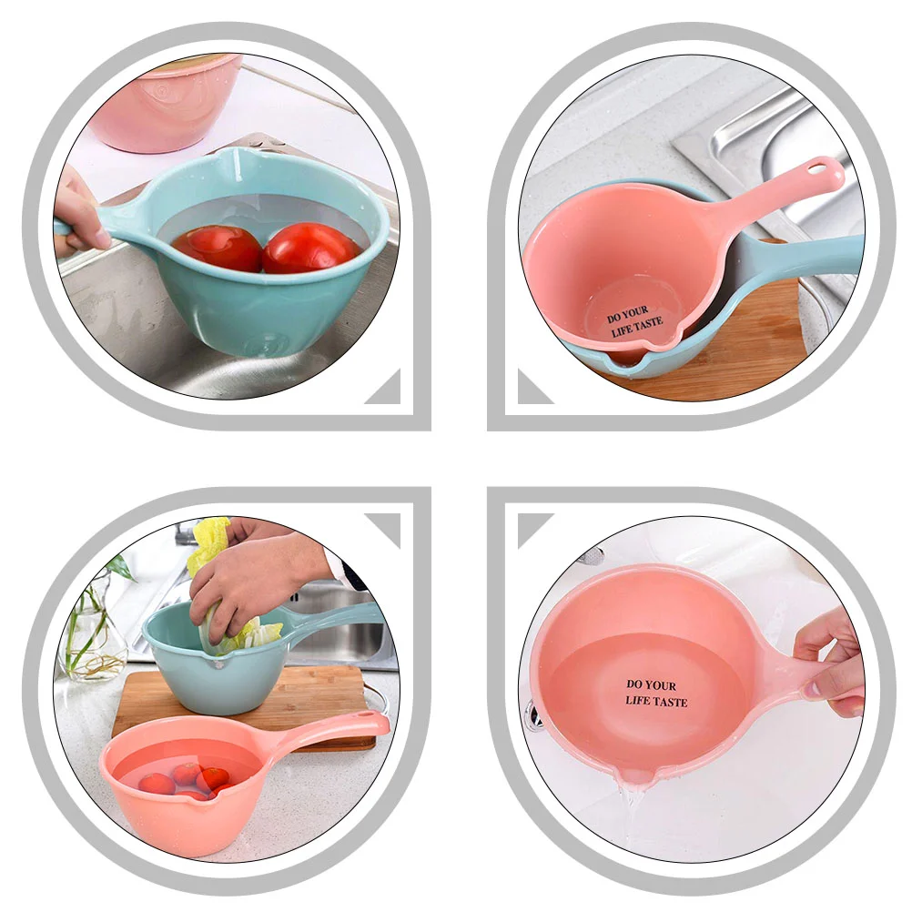 Water Scoop Water Ladle Kitchen Ladle Plastic Bucket Dipper Large Capacity Scoop For Home Garden 3 Pcs