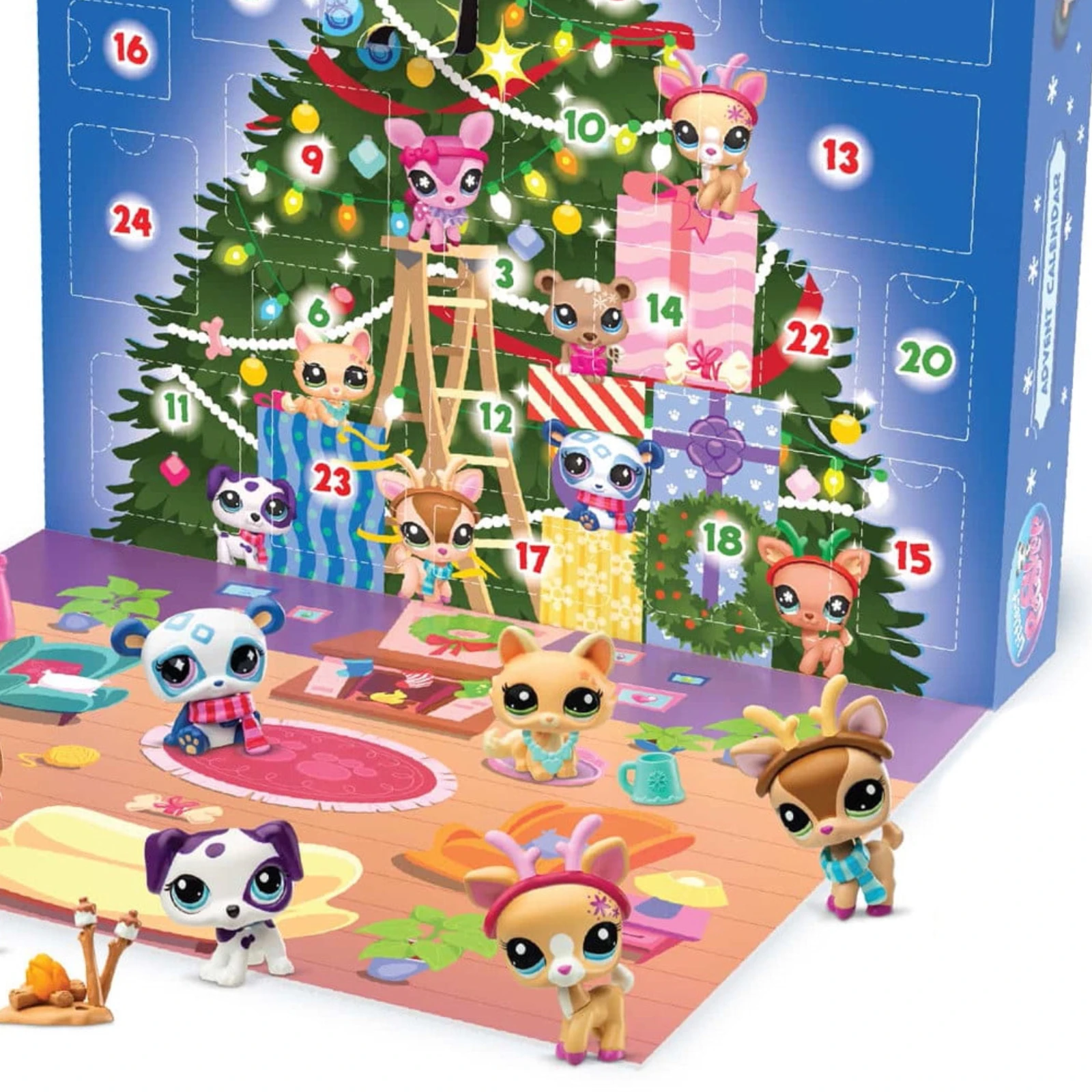 Little Pet Shop Advent Calendar 24 Day Mini Anime Figure Gift Box Christmas Series Christmas New Year Gifts for Kids Toys