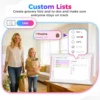 15.6 Inch LED Light Reminder Smart Digital Calendar Planner & Chore Chart, IPS HD Touch Screen Display for Family Schedules