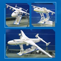 An-225 MOC 57014 1:84 Transport Aircraft Model Bricks Civil Aviation Large Airliner Plane High Tech Building Blocks Toy for Gift 6