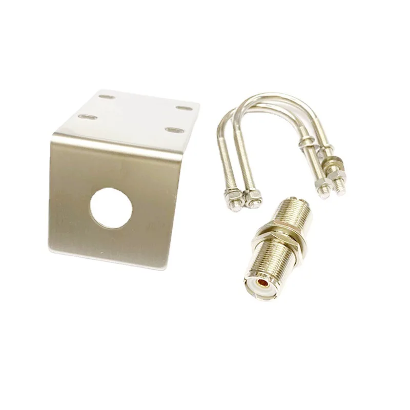 

Antenna Mast Pipe Mounting SO239 U Bolt Clamp Clip & Screws Stainless Steel Universal Mobile Antennas Bracket Kit Accessory