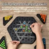 New Multiplayer Game game Table Toy Rubber Band Triangle Chain Chess Multiplayer Leisure Geometry Table Game Christmas Gift 4
