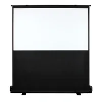 Factory direct sale high quality floor projection screen 60 inch pull up projector curtain (with base) - Image 2