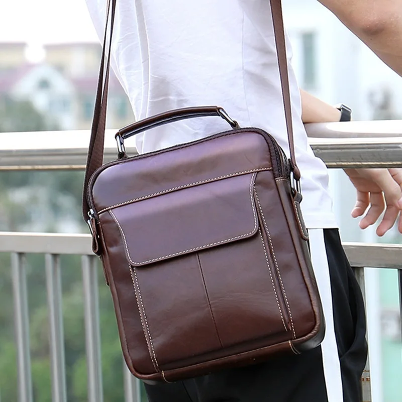 

New Trend Fashion Man shoulder bag Genuine Leather Men's outdoor Bag Crossbody Bag Men's Crossbody Bag for man