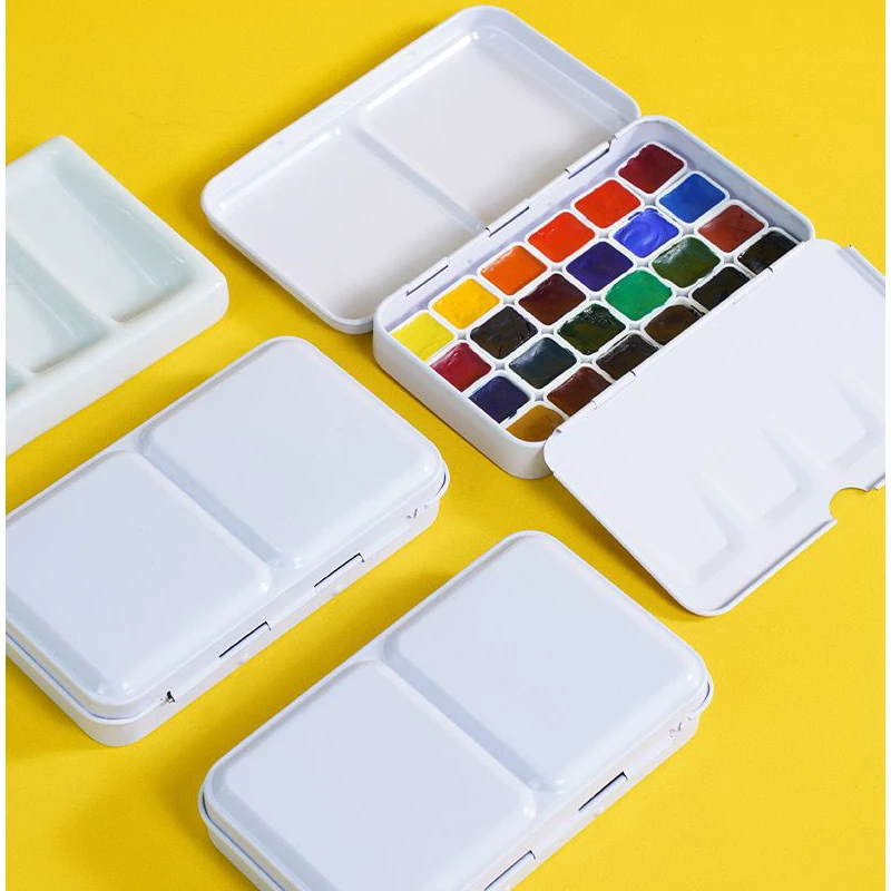 

Windsor Newton Solid Watercolor Paint 24 Color PortableArtist High Quality Pigment Aquarelle Box Separate Watercolor Painting Se