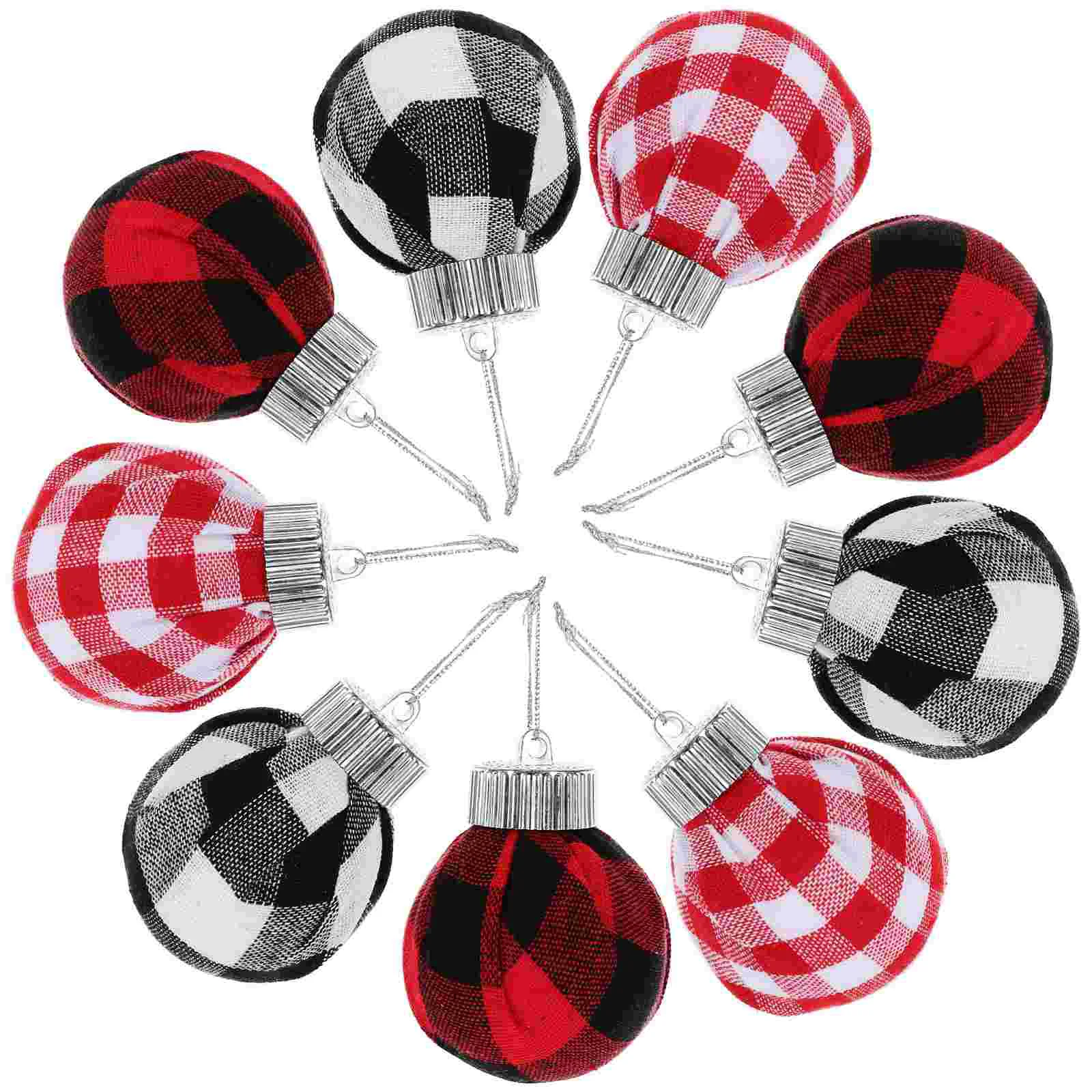 

9 Pcs Christmas Tree Decor Xmas Party Supplies Decorate Balls The Pet Ornaments
