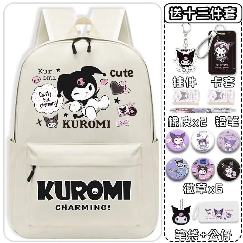 Sanrio New Clow M Book Female Student Spine Protection Children\'s Schoolbag Large Capacity Lightweight Double-Shoulder Backpack