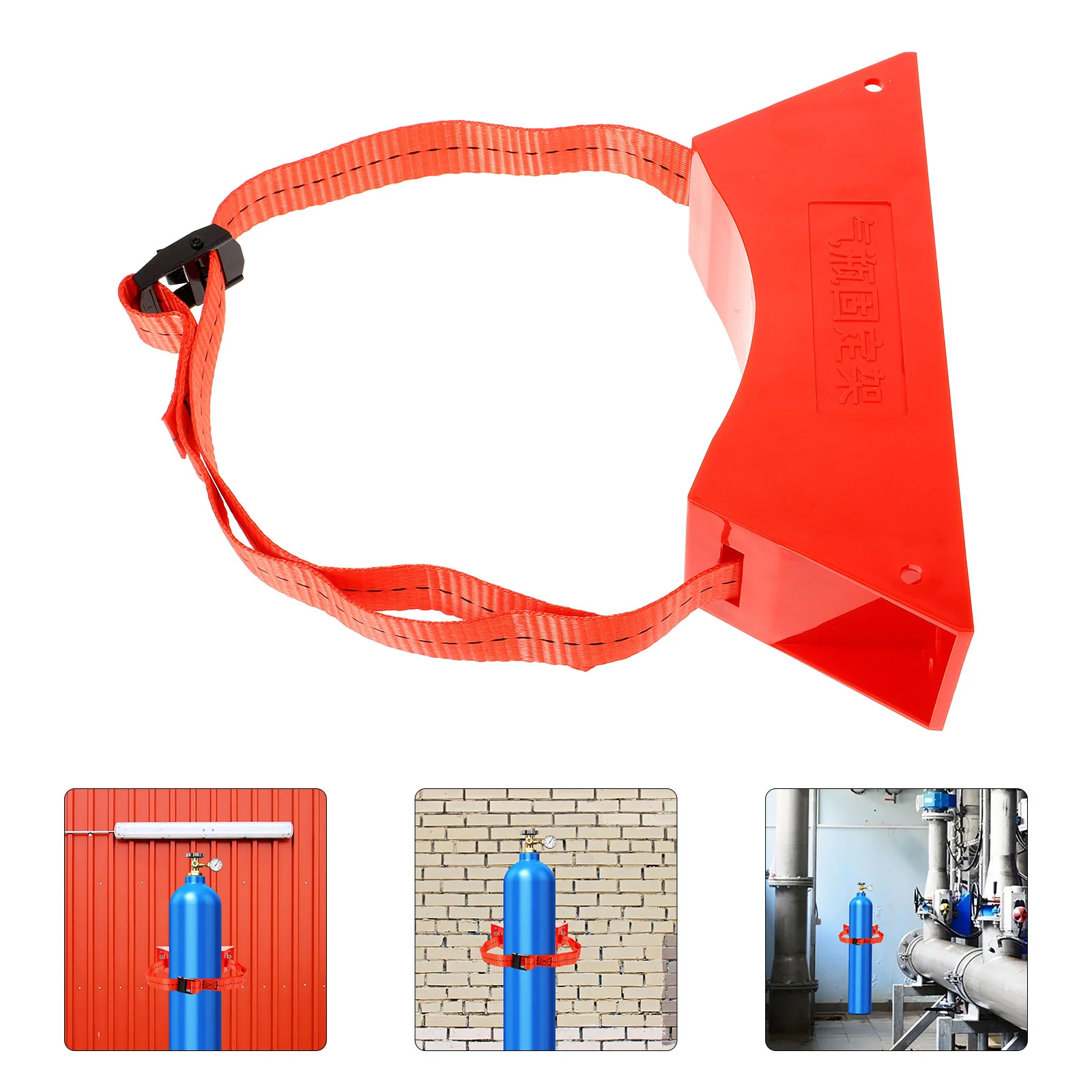 

Gas Bottle Holder Wall Propane Tank Stand Cylinder Mounting Bracket Mounted Strap