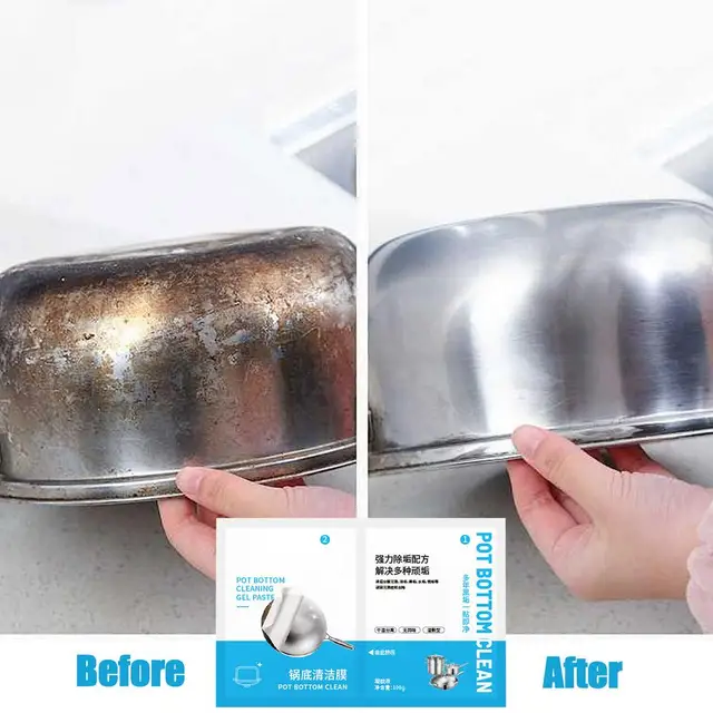 A Burnt Stainless Steel How To Clean Silver Pans Burnt Pan Cleaner