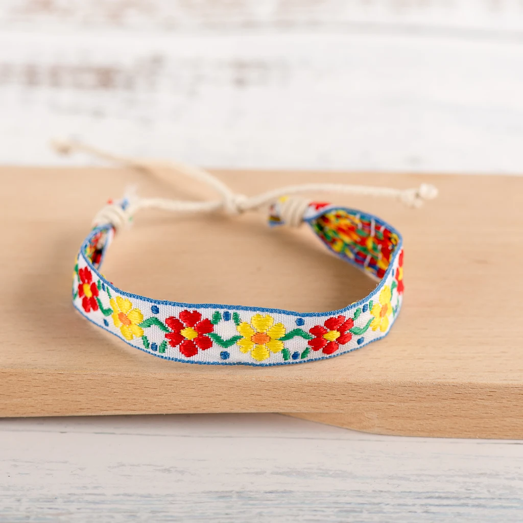 Bracelet Jewelry Adjustable Handmade Macrame Rope Woven Bracelet Thread lot For Women