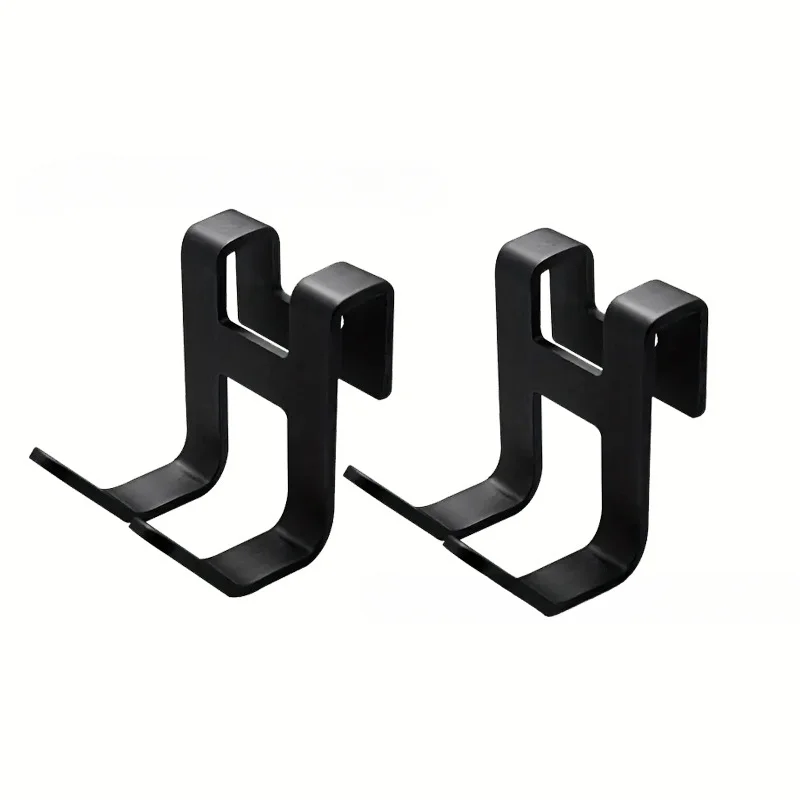 2/4pcs Creative Door Hooks Drawer Hooks Household No-Punch Iron Door Hanger Over The Hook