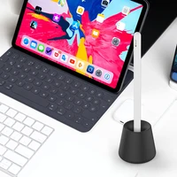 Stylus Penholder for Apple Pencil 1/2/3 Gen Desktop Storage Base Bracket Pencil Pro Silicone Holder Insert Pen Tip Protector 2