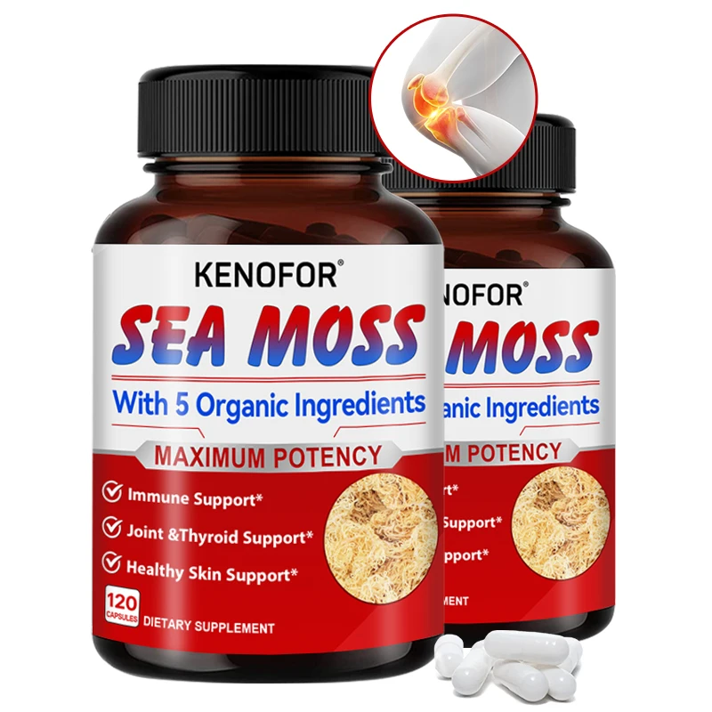 Organic Sea Moss, Fucus Extract-Supports Skin, Joint and Digestive Health, Weight Management, Aids in Weight Loss